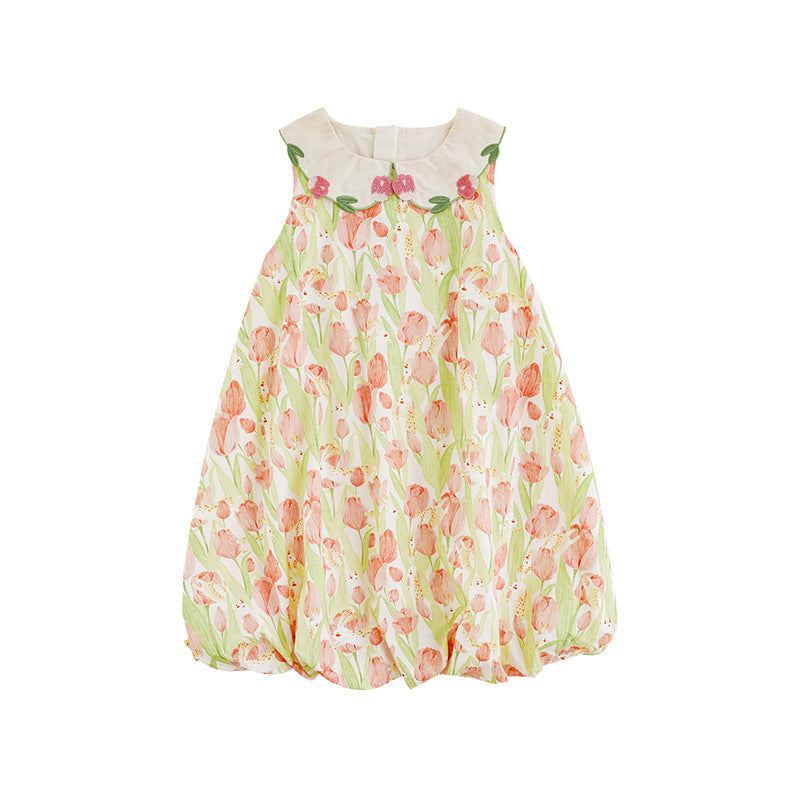 Tulip Cotton Enfants Robe et pantalons