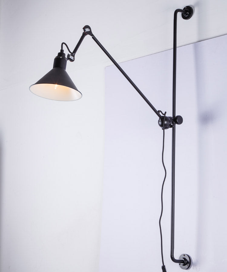 Rotation Rocker Arm Lampe murale de protection des yeux avec prise