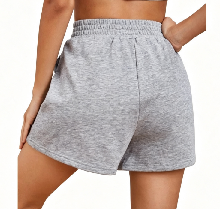 Femmes Europe et États-Unis Commerce extérieur Amazon Elastic Waist Loose Wide Leg Solid Colo