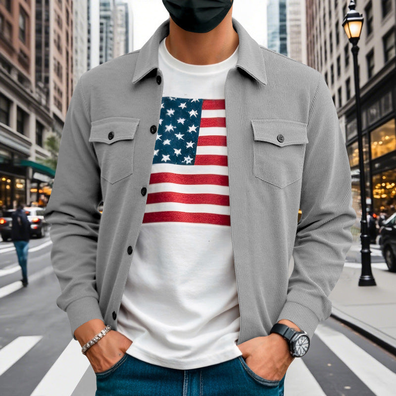 Veste polyvalente à manches longues pour hommes