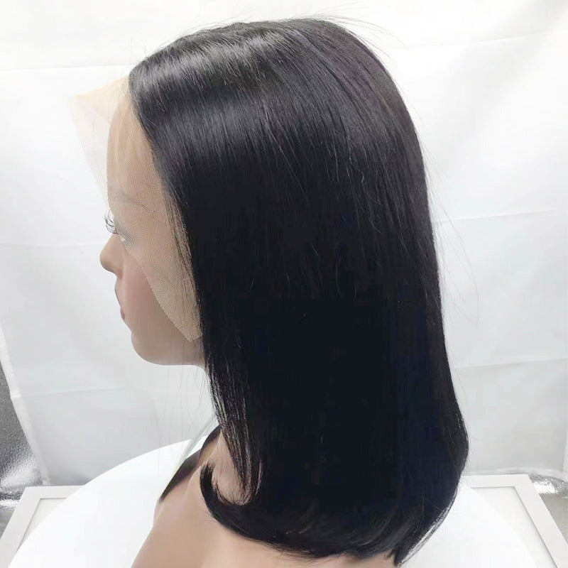 Ensemble de cheveux de dentelle avant plein de gens réels