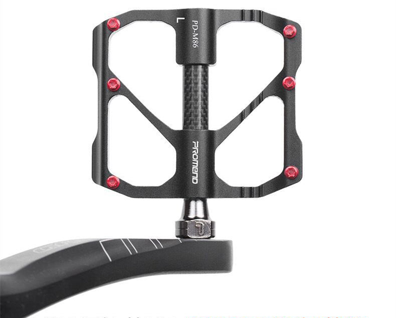 Vélo de montagne à roulement en fibre de carbone 3 pédales