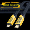 Câble de données de un à deux Mech 100W Câble de charge magnétique de type C rapide