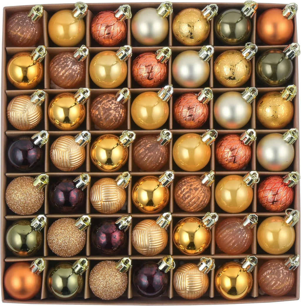 Mini Décorations d'arbres d'automne 49 PCS