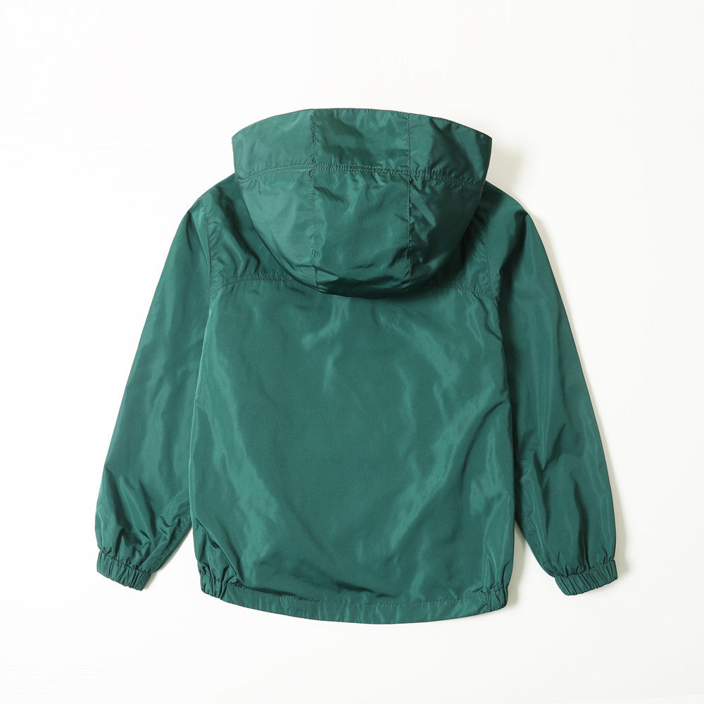 Veste de manteau Automne Medium et Big Kids Hood