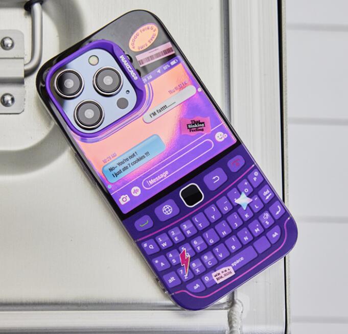 Boîtier de téléphone fluorescent de conception de Niche de sens avancé
