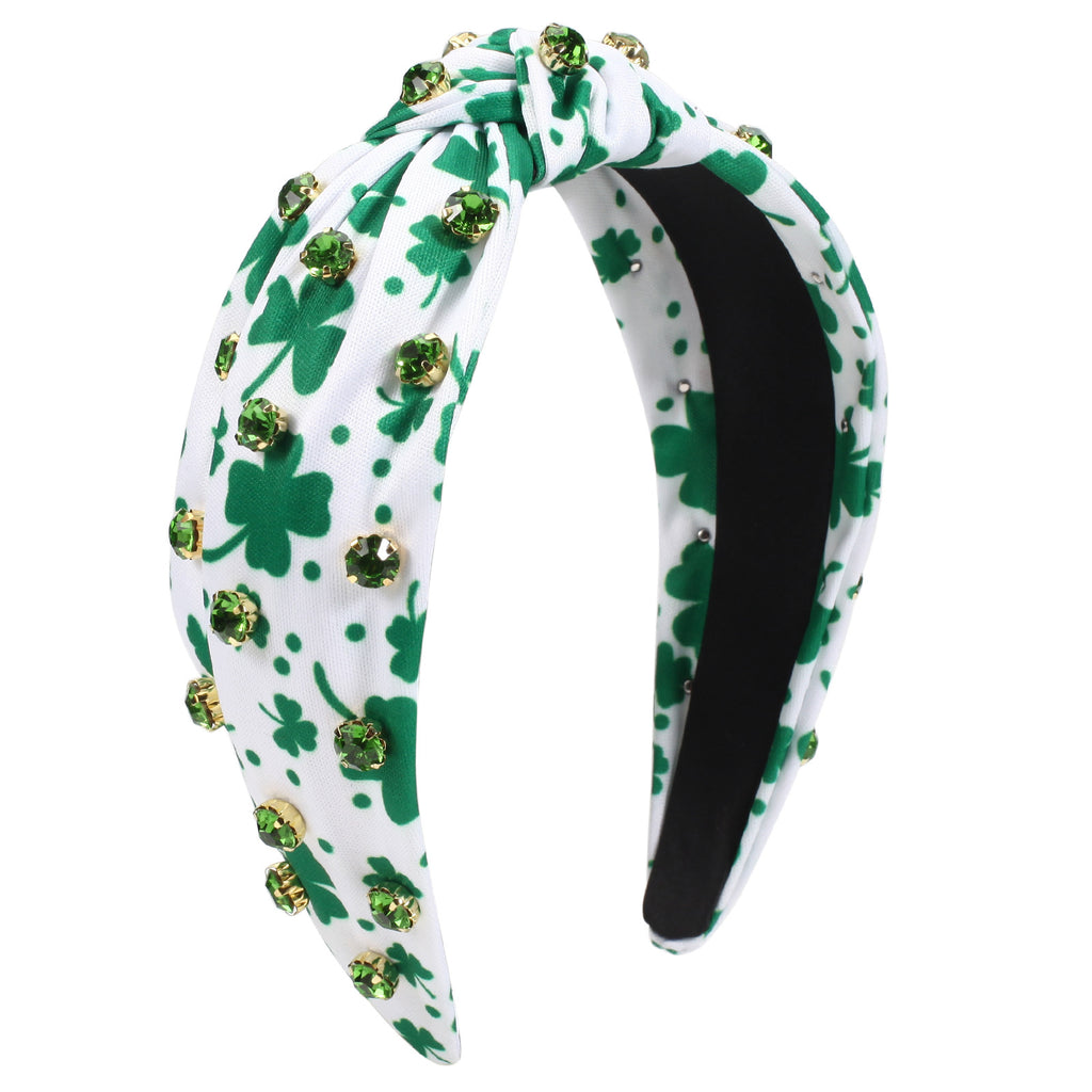 Bandeau en Strass incrusté d'Irish St Patrick