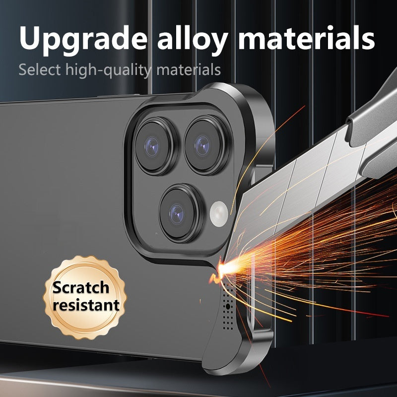 Boîtier de téléphone en aluminium aromathérapie en forme spéciale