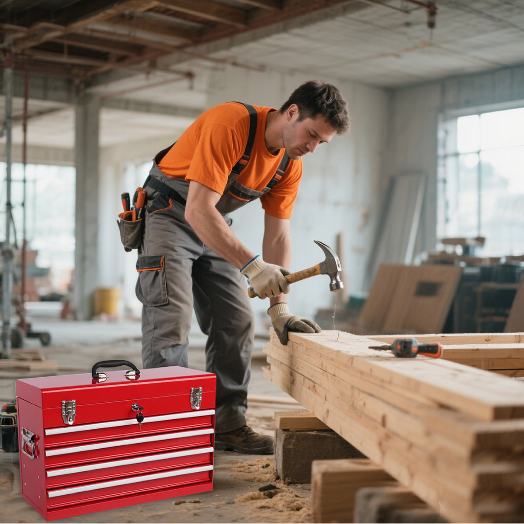 Boîte à outils en métal lourd