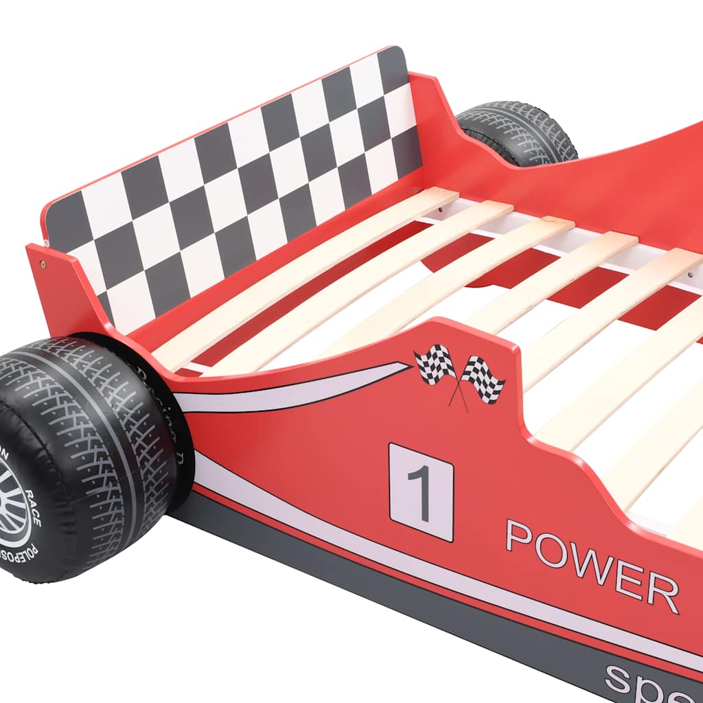 Lit pour enfants dans la conception de voiture de course lit pour enfants dans la conception de voiture de course