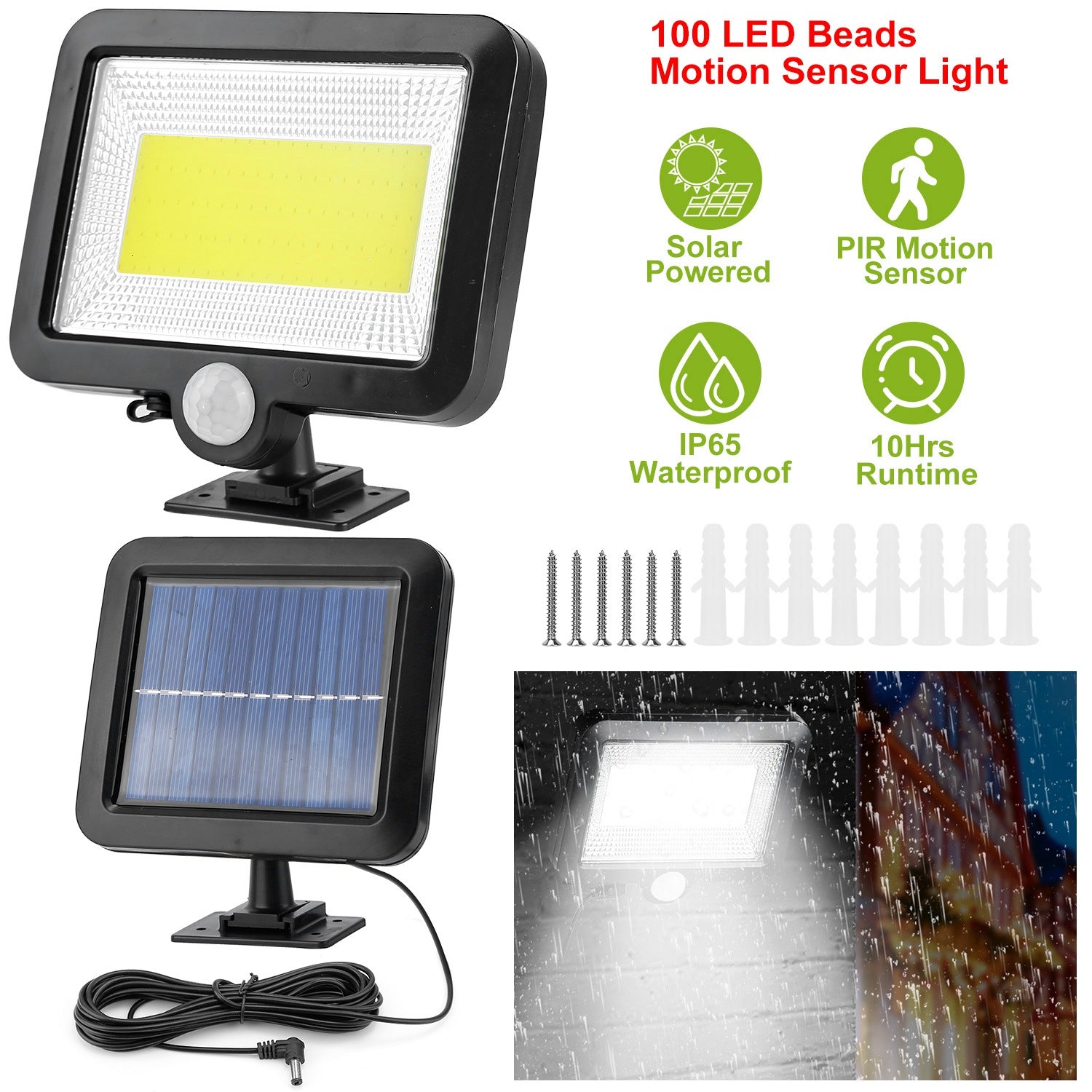 Lampe de capteur de mouvement d'extérieur IP65 étanche Dusk to Dawn Sensor L