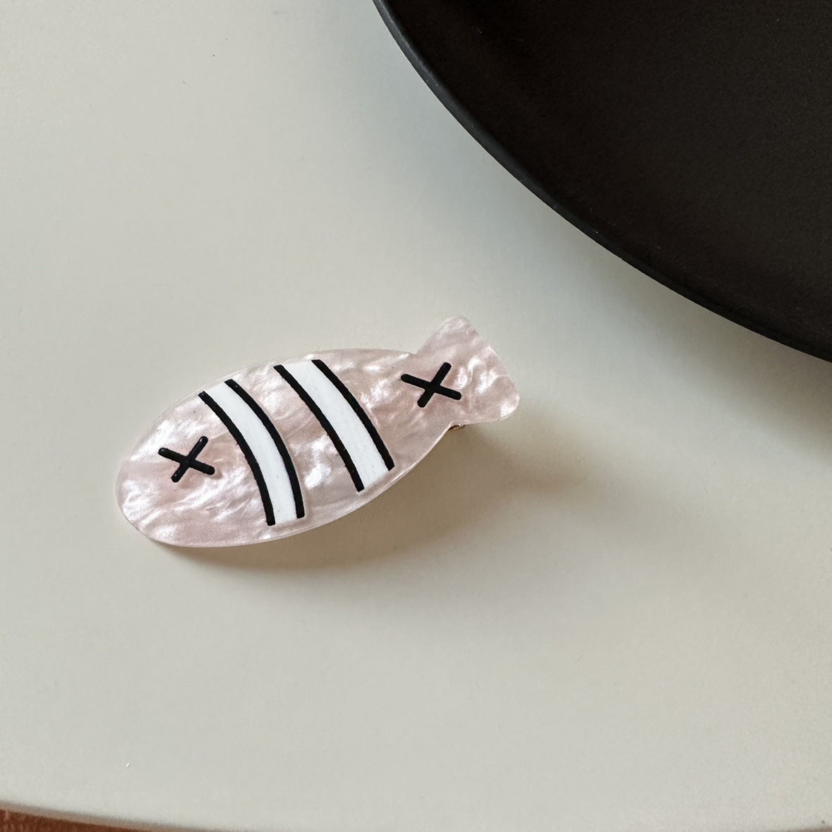 Mignon Barrettes de poisson Fishbone Hairpin Girl Bang Clip cheveux cassés