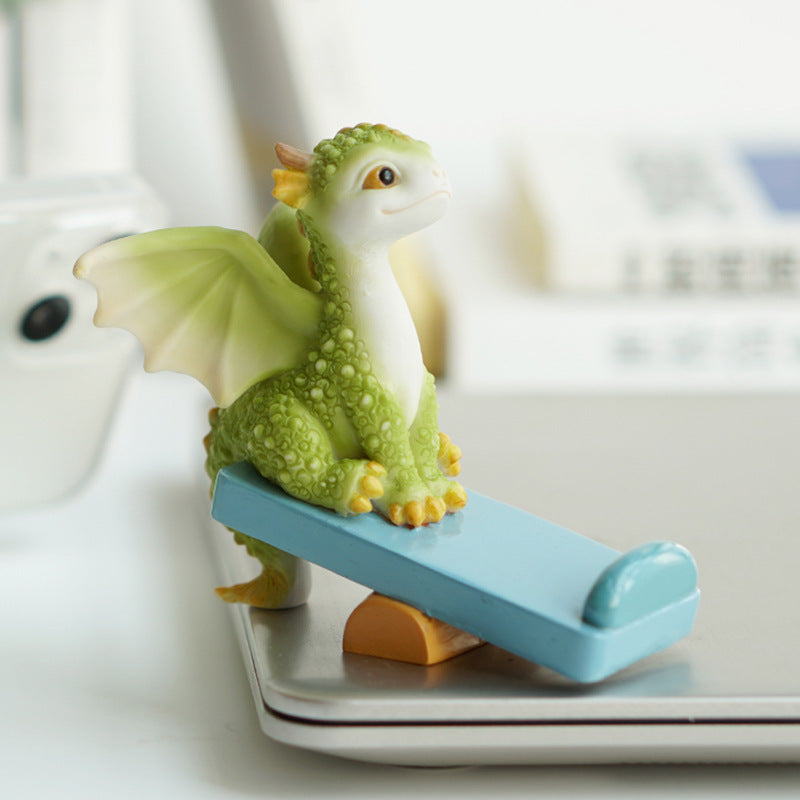 Desk Phone Holder for Frog Ornaments and Stress Relief