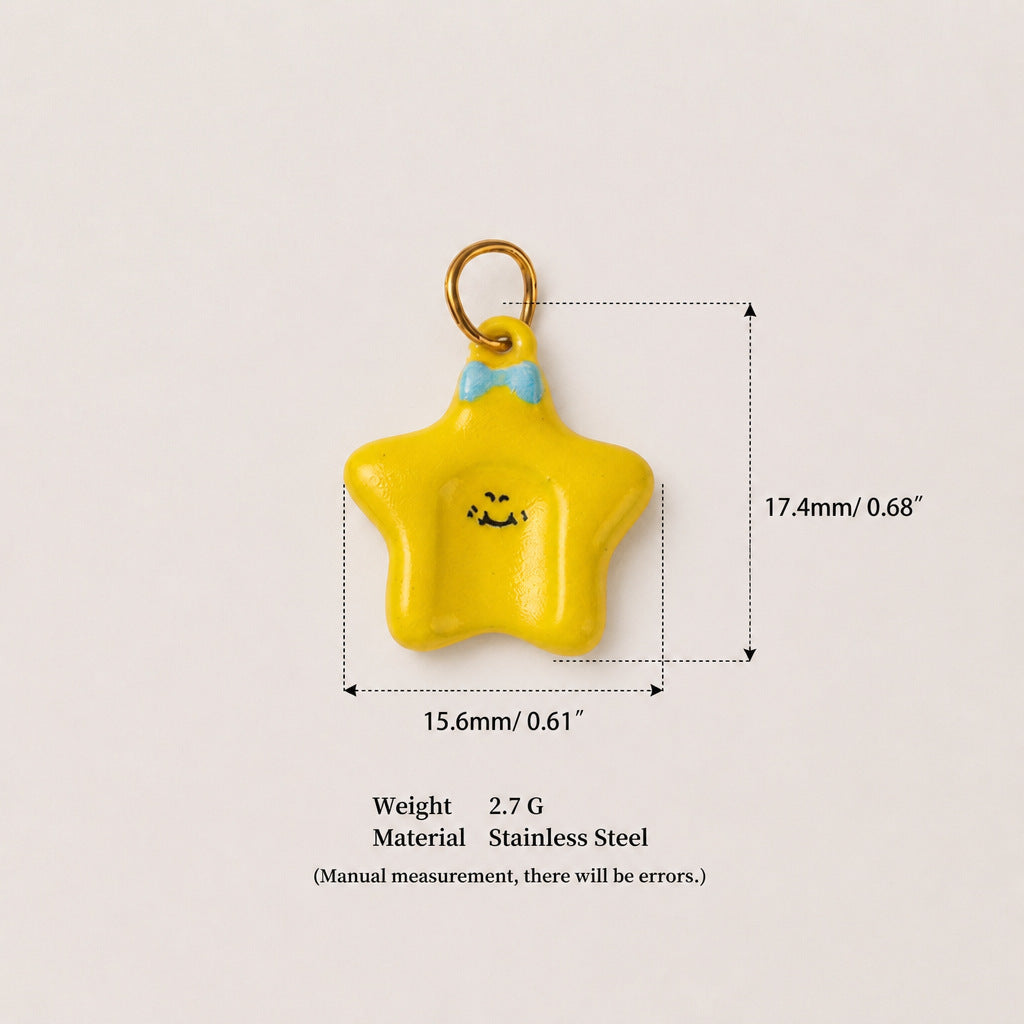 Accessoire de bijoux pendentif bricolage 18K