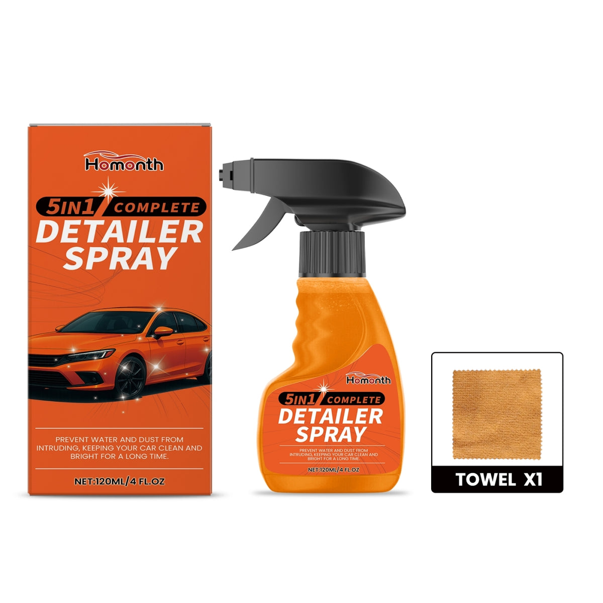 5 En 1 Spray de détail complet