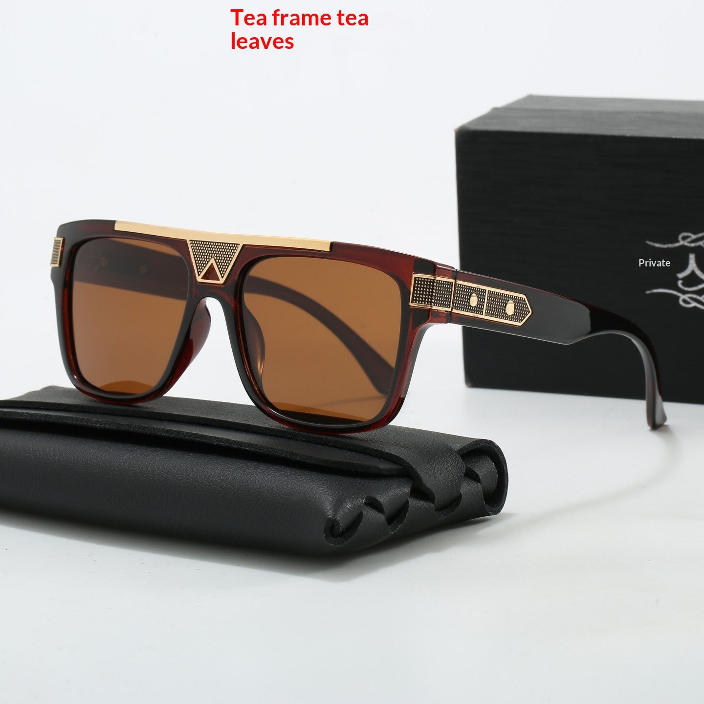Cadre surdimensionné Lunettes de soleil polarisés