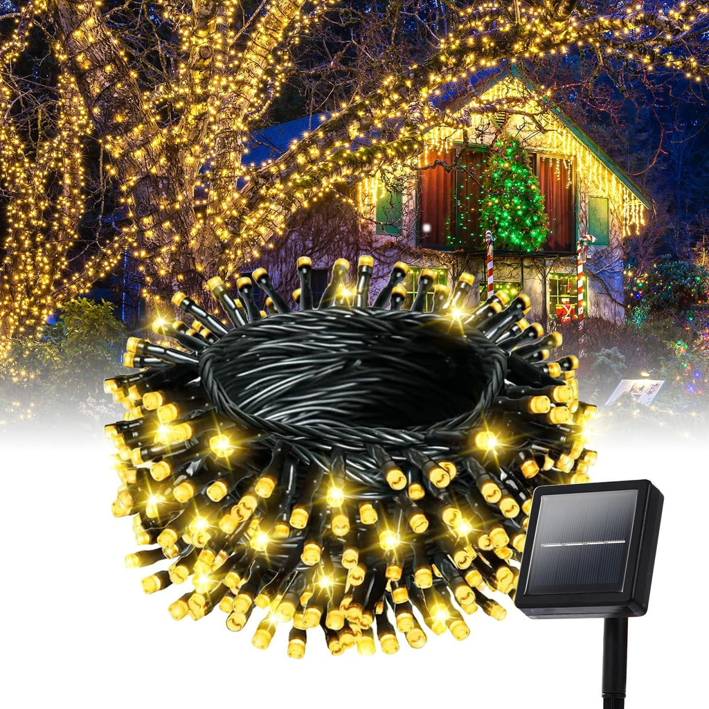 Halloween Noël et Jour de l'Indépendance Lumières à chaînes solaires