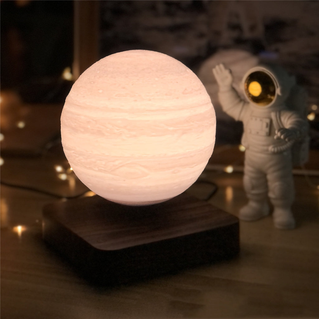 Lampe de table magnétique Lune Lumière impression 3D Planète Lumière de nuit
