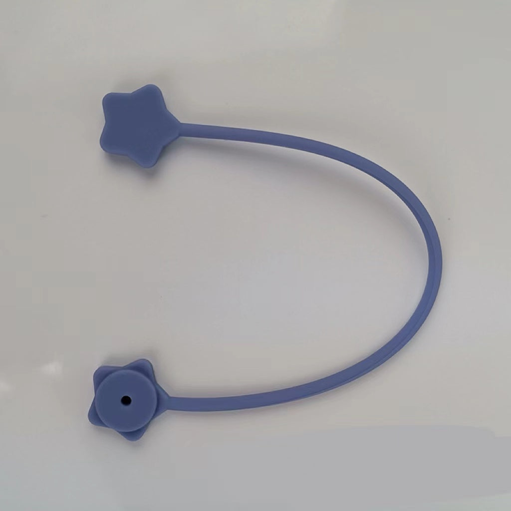Étoile Magnet Winder Silicone Matériel Téléphone portable Organisateur de fil Magnet Clip