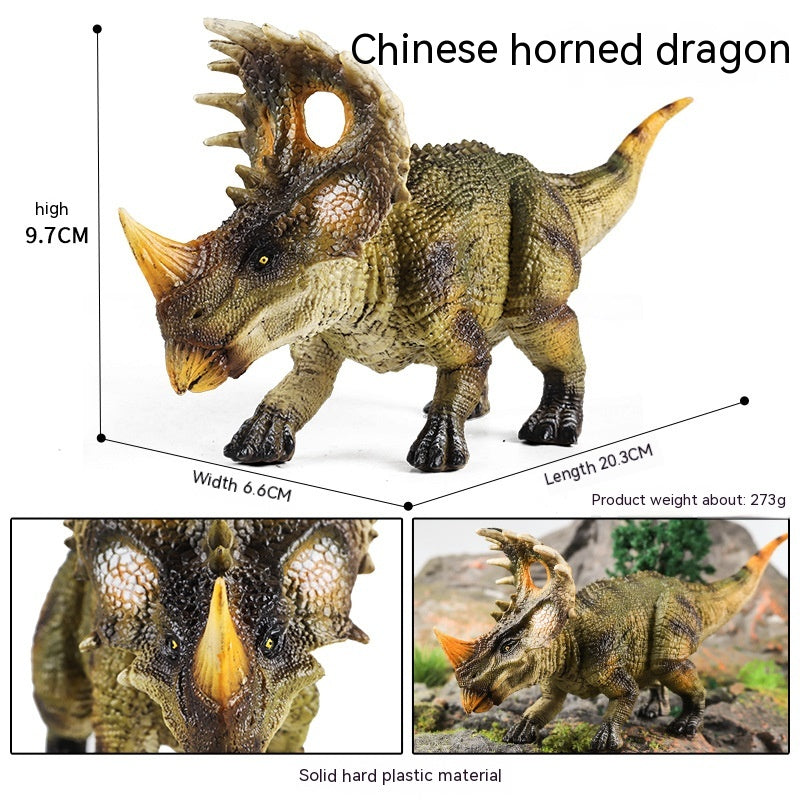 Simulation Dinosaure Chinese Horn Dragon Boy Toy