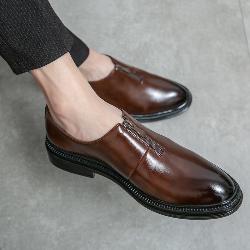 Style coréen Trendy Business Formal Pointed-toe Slip-on