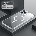 Applicable 17 boîtier de téléphone à cadre métallique Aspiration magnétique Ressort fixation transparent Eagle Ey