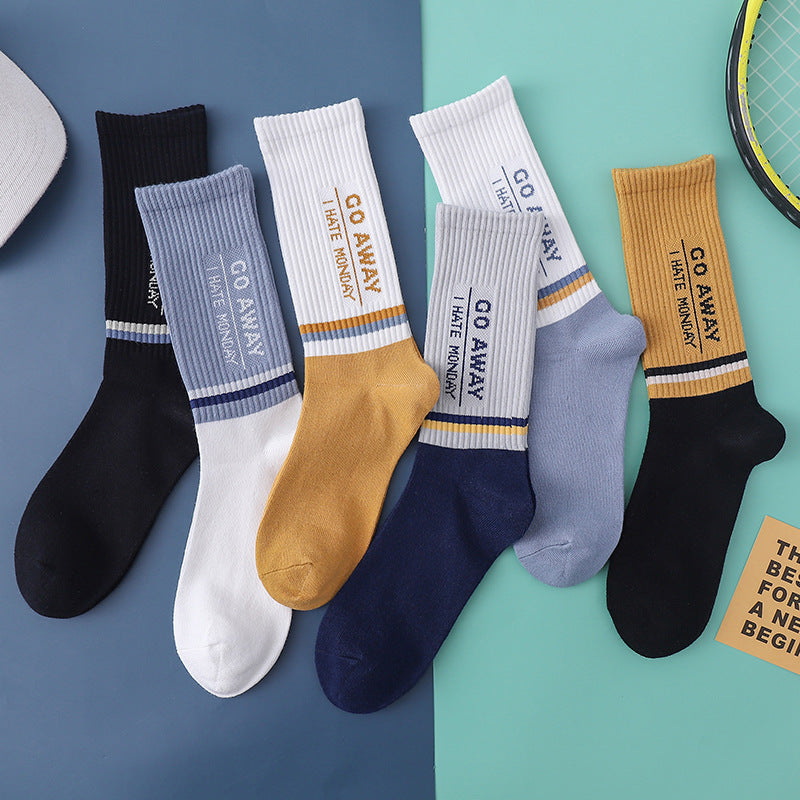 Hommes Chaussettes mi-calf Breathable Sweat-absorbing