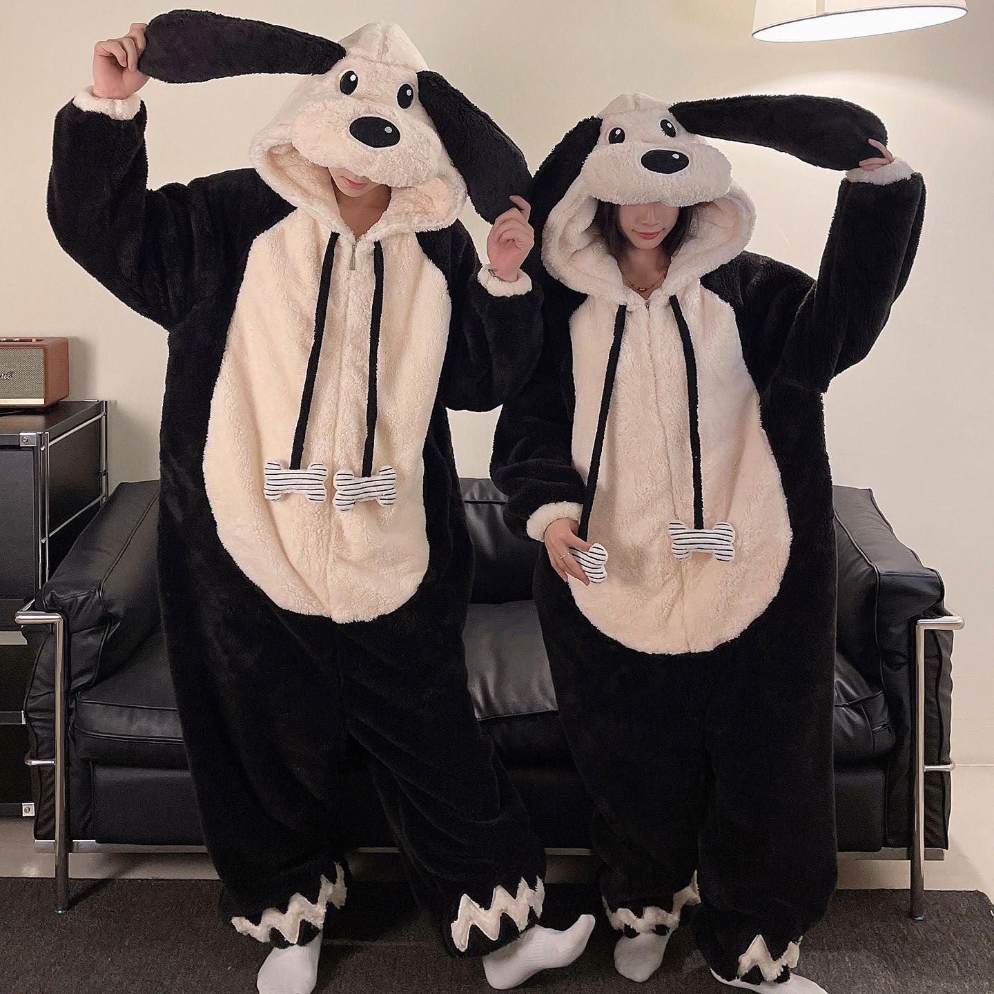 Ensemble de vêtements de salon pour jeunes de style caricature
