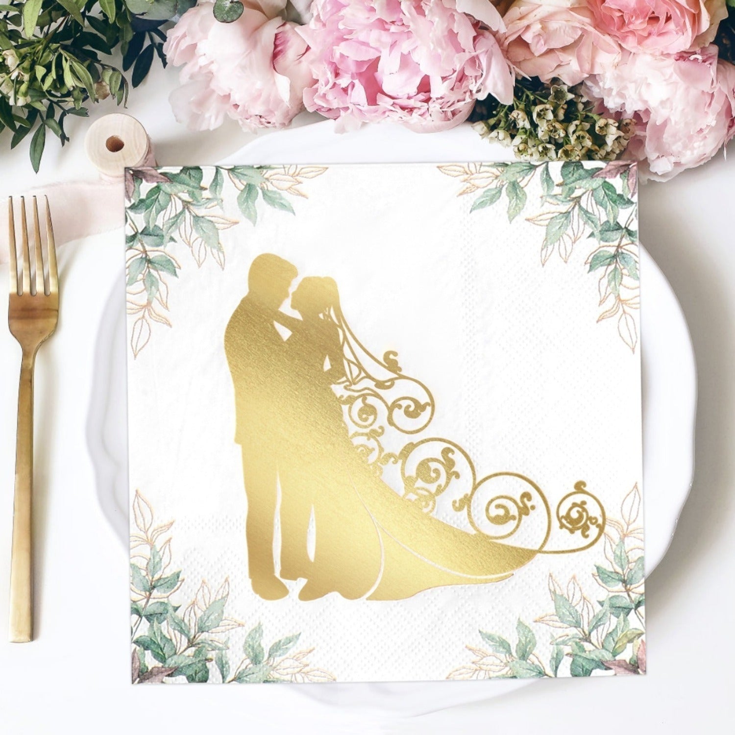 Ensemble de 80 pièces de serviettes de décoration de table de mariage
