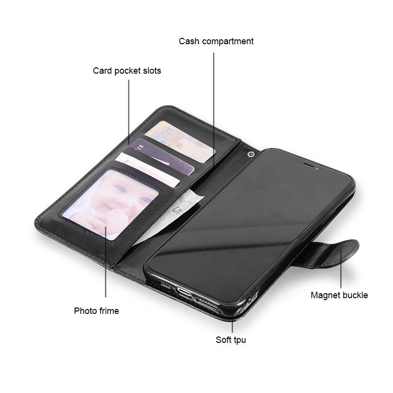 Pour Wallet de housse pour téléphone portable classique