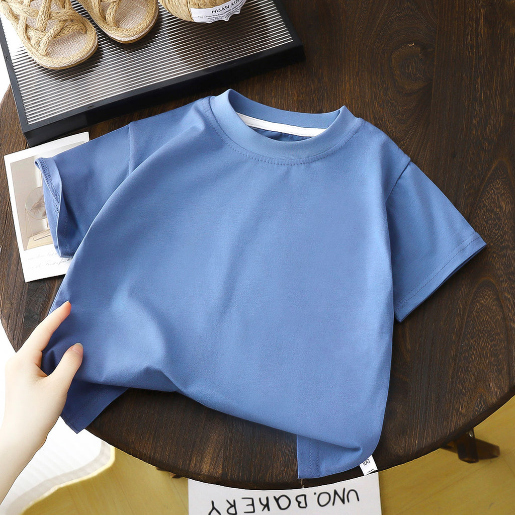 T-shirt en coton à manches courtes pour enfants