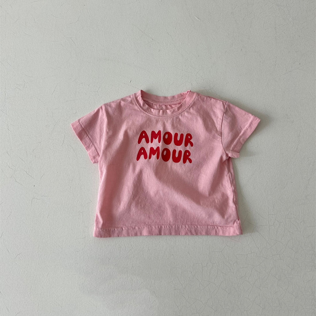T-shirts bébé manches courtes Vêtements d'été pour garçons et filles