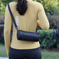 Sac à vélo en cuir PU imperméable à grande capacité