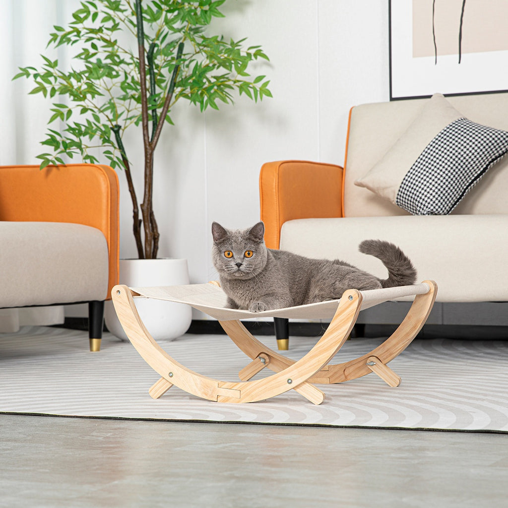 Bois massif Chat Shaker Pet Bed pliable Chat Nest Hammock