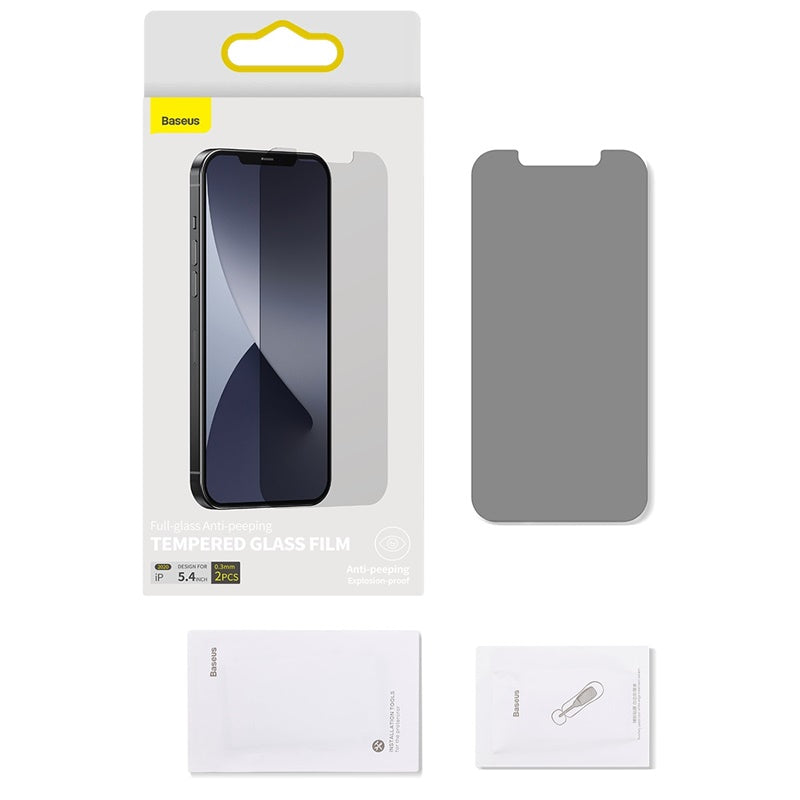 0.3mm Full Glass Privacy Film trempé pour IP 5.4 pouces deux pièces