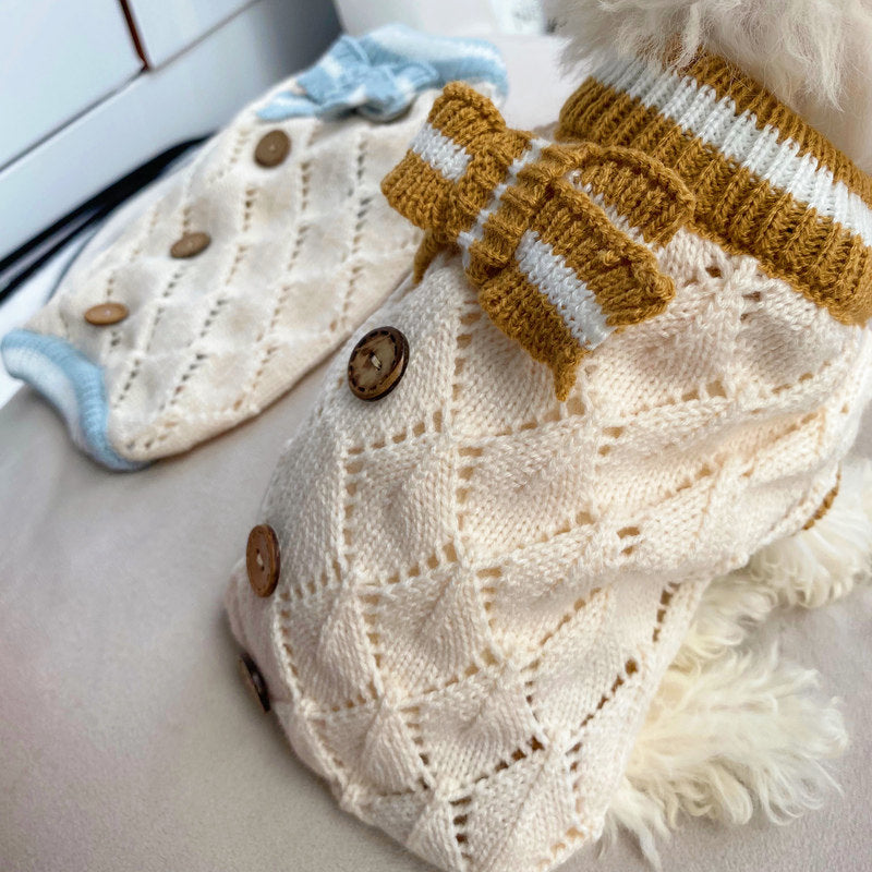 Chandail à mailles creuses Vêtements de chien Chandail à mailles creuses
