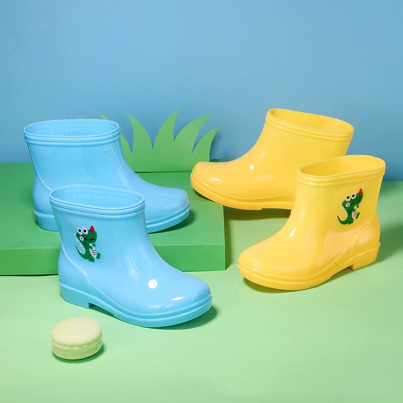 Bottes de pluie Bunny Tube moyen pour enfants Non-dérapant