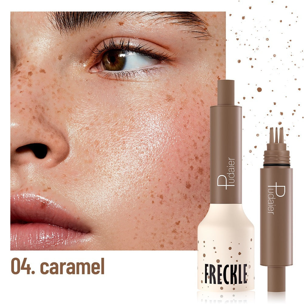 Stamp de simulation naturelle 4 couleurs Maquillage Freckle stylo
