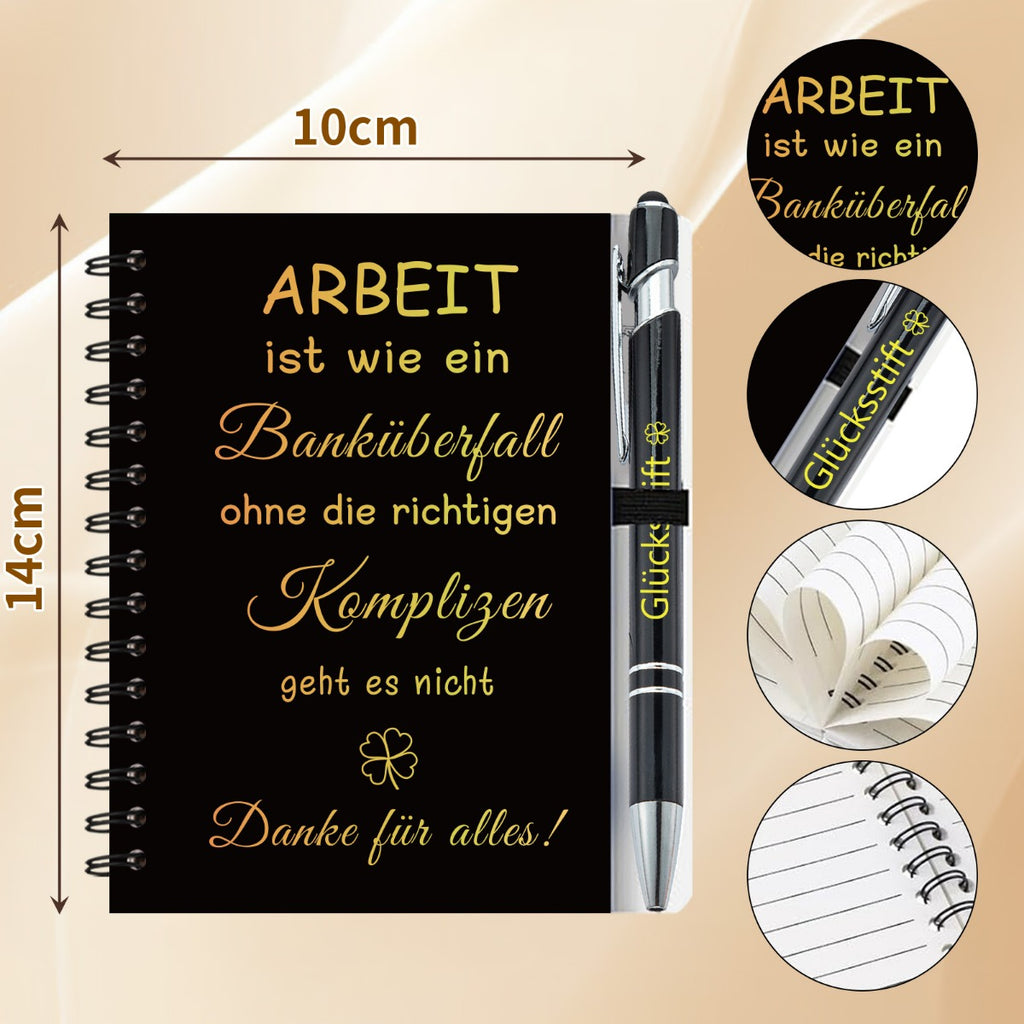 Sinmoe 6-Piece coffret cadeau pour les collègues: Cahiers + gravés