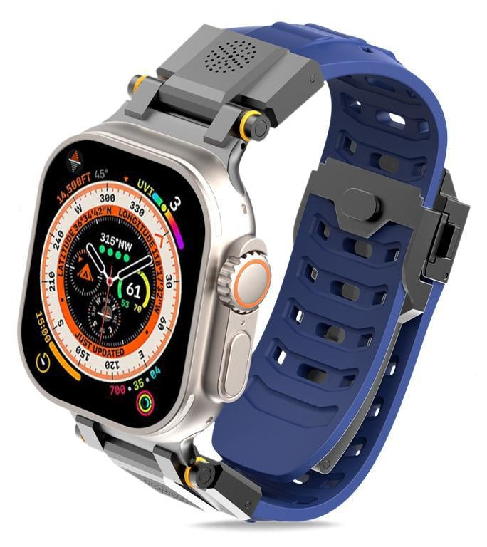 The metal comes with an aromatherapy watch band