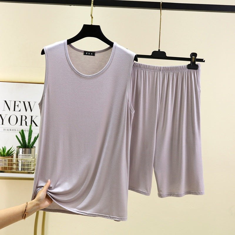 Plus Size Sleeveless Top and Shorts