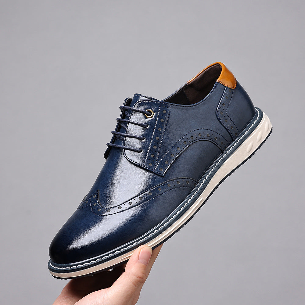 Chaussures en cuir casual pour hommes britanniques