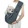 Sac à dos élégant et compact pour les épaules d'animaux de compagnie qui peut également être écrit comme un sac de corps croisé