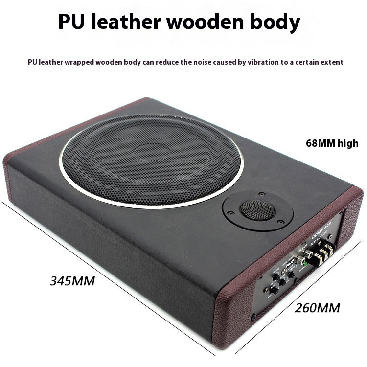 Voiture haute puissance 12V8 pouces Audio modifié Ultra-Thin Subwoofer