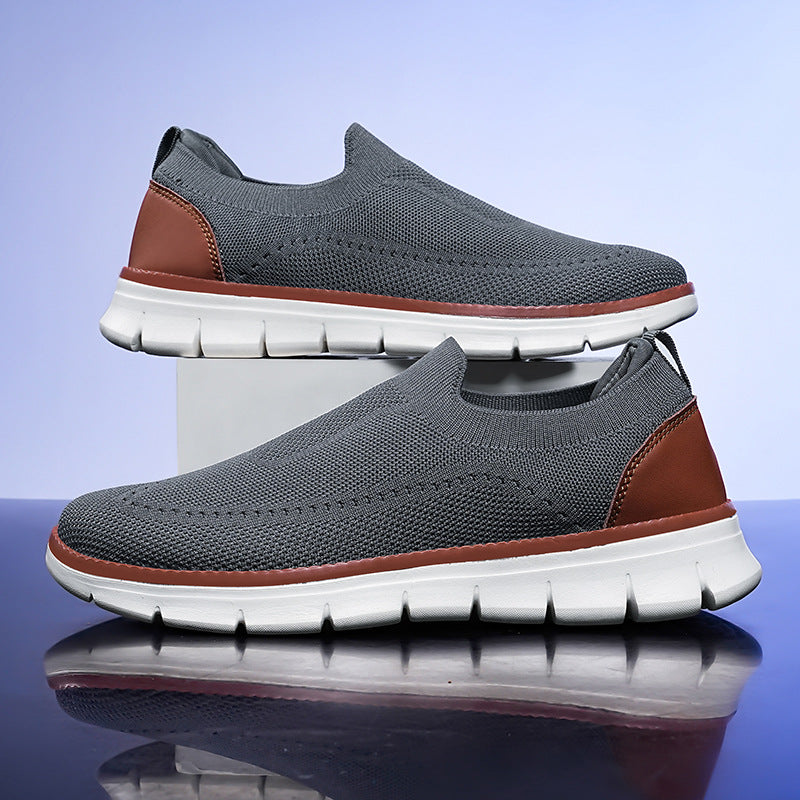 Flyknit Hommes Chaussures Mocassins Légers Hommes Sneakers