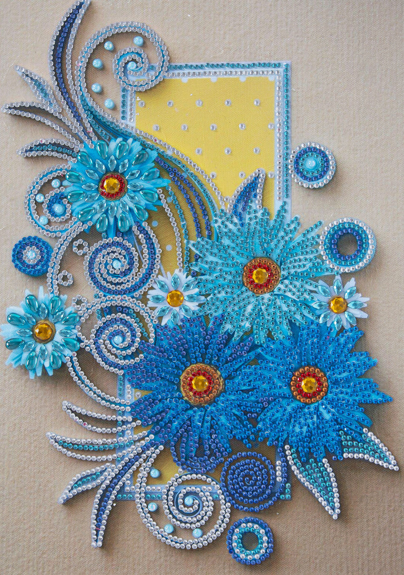 Crystal spécial en forme de fleur de diamant brillant Living Room Porch décoration peinture