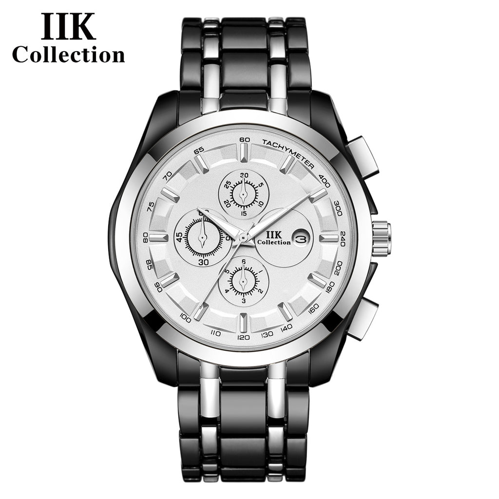Lumineuses mains Alliage Hommes Montre Quartz