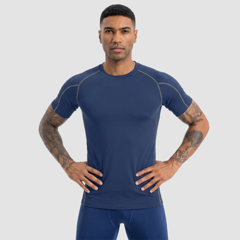 T-shirt manches courtes à manches courtes pour hommes à séchage rapide