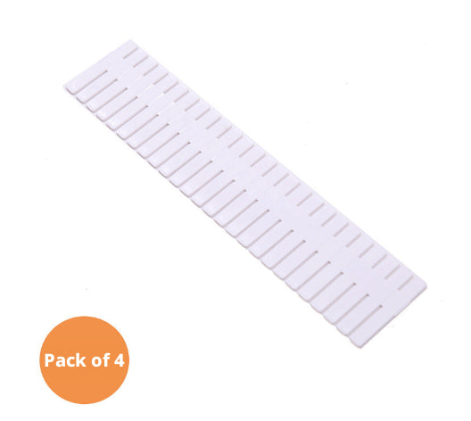 Diviseur de tiroir-37 * Boîte de 4 pièces de 7 cm-blanc