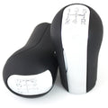 Électroplaqué en cuir noir Gear Head Handball Speed Rod